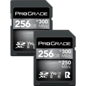 ProGrade Digital SDXC UHS-II V90 Cobalt 記憶卡 (256GB/2-Pack) SD 卡