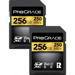 ProGrade Digital SDXC UHS-II V60 Gold 記憶卡 (256GB/2-Pack) 3Business x JB Mall 復活節優惠