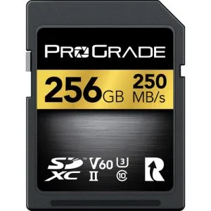 ProGrade Digital SDXC UHS-II V60 Gold 記憶卡 (256GB) SD 卡