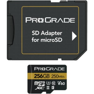 ProGrade Digital Micro SDXC UHS-II V60 記憶卡 (256GB) GFX100RF 配件優惠