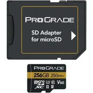 ProGrade Digital Micro SDXC UHS-II 記憶卡 (256GB/2-Pack) SD 卡