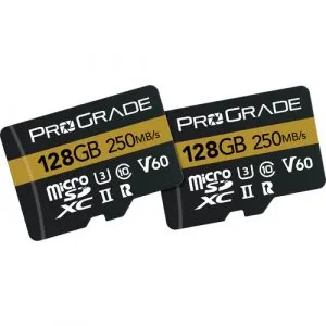 ProGrade Digital Micro SDXC UHS-II 記憶卡 (128GB/2-Pack) 記憶卡 / 儲存裝置