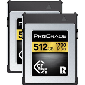 ProGrade Digital CFexpress 2.0 Type B Gold 記憶卡 (512GB/2-Pack) 記憶卡 / 儲存裝置