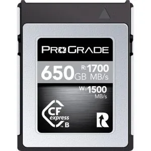 ProGrade Digital CFexpress 2.0 Type B Cobalt 記憶卡 (650GB) 記憶卡 / 儲存裝置