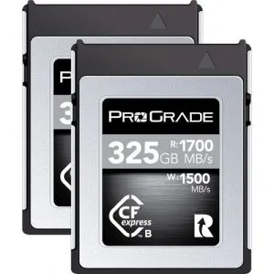 ProGrade Digital CFexpress 2.0 Type B Cobalt 記憶卡 (325GB/2-Pack) 記憶卡 / 儲存裝置