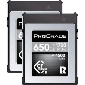 ProGrade Digital CFexpress 2.0 Type B Cobalt 記憶卡 (650GB/2-Pack) 記憶卡 / 儲存裝置