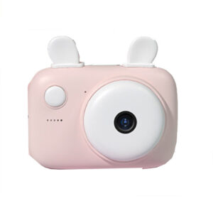 MuMu 4000萬像素 2.4英寸IPS屏幕 前後雙攝像頭 兒童相機 (粉紅兔仔) 兒童相機