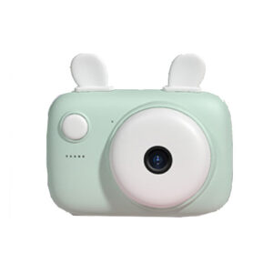 MuMu 4000萬像素 2.4英寸IPS屏幕 前後雙攝像頭 兒童相機 (綠色兔仔) 兒童相機