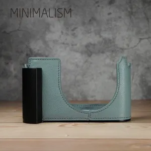 Minimalism LEICA Q 專用半套連手柄 (灰藍色) 相機帶