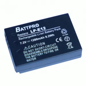 BattPro Canon LP-E12 相機電池 電池