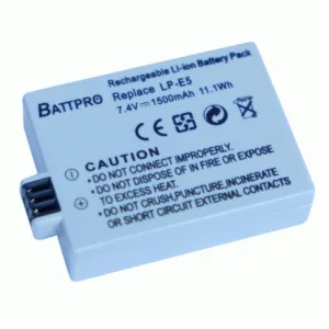BattPro Canon LP-E5 相機電池 電池