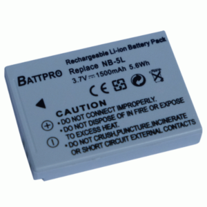 BattPro Canon NB-5L 相機電池 電池