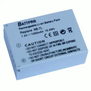 BattPro Canon NB-7L 相機電池 電池