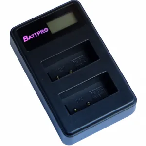 BattPro Canon LP-E17雙位電池USB充電器 充電器