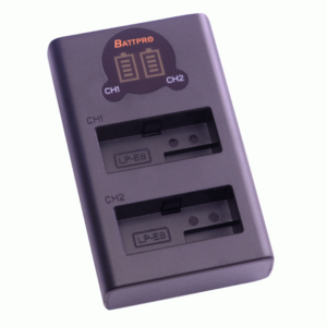 BattPro Canon LP-E8 雙位電池USB Type C + micro充電器 充電器