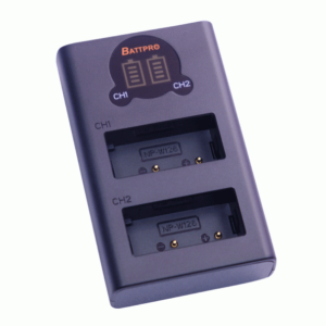 BattPro Fujifilm NP-W126S 雙位電池USB Type C + micro充電器 充電器