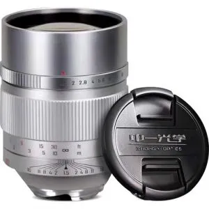 中一光學 Mitakon Speedmaster 90mm f/1.5 鏡頭 (Leica M 卡口 / 銀色) 無反鏡頭