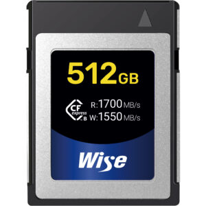 Wise Advanced CFX-B512 CFX-B Series CFexpress Type B 記憶卡 (512GB) 記憶卡 / 儲存裝置