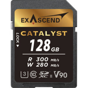 Exascend Catalyst 系列 UHS-II V90 記憶卡(128GB) 記憶卡 / 儲存裝置