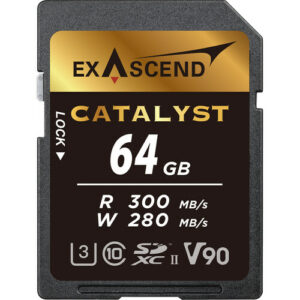 Exascend Catalyst 系列 UHS-II V90 記憶卡(64GB) 記憶卡 / 儲存裝置