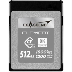 Exascend Element 系列 Cfexpress Type B 記憶卡(512GB) 記憶卡 / 儲存裝置