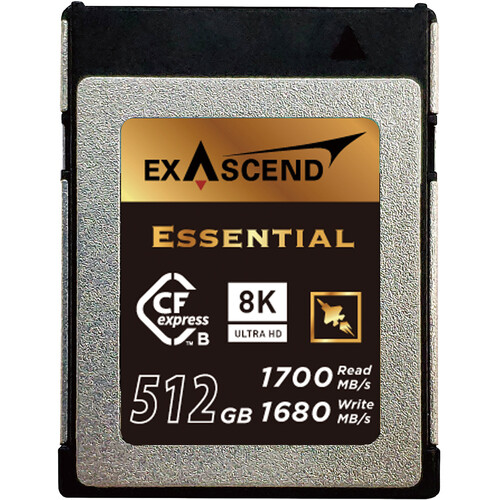 Exascend Essential 系列 Cfexpress Type B 記憶卡(512GB) CFExpress (B) 卡