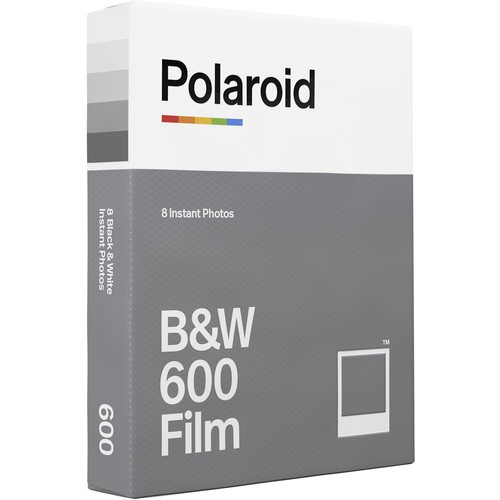 Polaroid 600 B&W SINGLE 白框黑白相紙 （8張）
