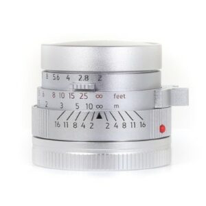 Light Lens Lab 復刻 Elcan 50mm f/2  (銀色鍍鉻 / Leica M 卡口) 鏡頭