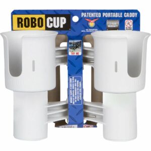 美國 RoboCup 可夾式飲品杯架 儲物架 (白色) 清貨專區