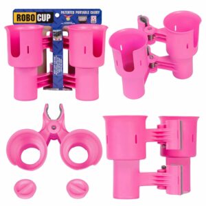 美國 RoboCup 可夾式飲品杯架 儲物架 (輕力版 / 粉紅色) 清貨專區