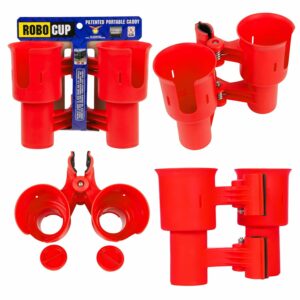 美國 RoboCup 可夾式飲品杯架 儲物架 (紅色) 清貨專區
