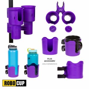 美國 RoboCup 可夾式飲品杯架 儲物架 (輕力版 / 紫色) 清貨專區