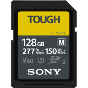 Sony SF-M 系列 UHS-II Tough SD 記憶卡 (128GB) 記憶卡