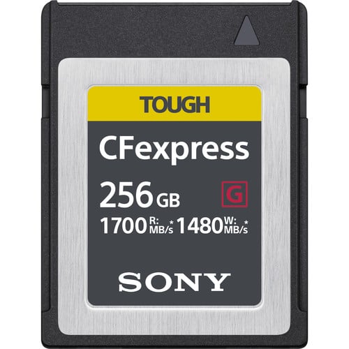 索尼 Sony CEB-G 系列 CFexpress Type B Tough 記憶卡 (256GB) CFExpress (B) 卡