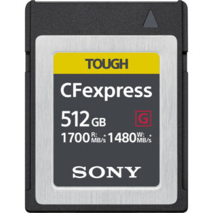 Sony CEB-G 系列 CFexpress Type B Tough 記憶卡 (512GB) CFExpress (B) 卡