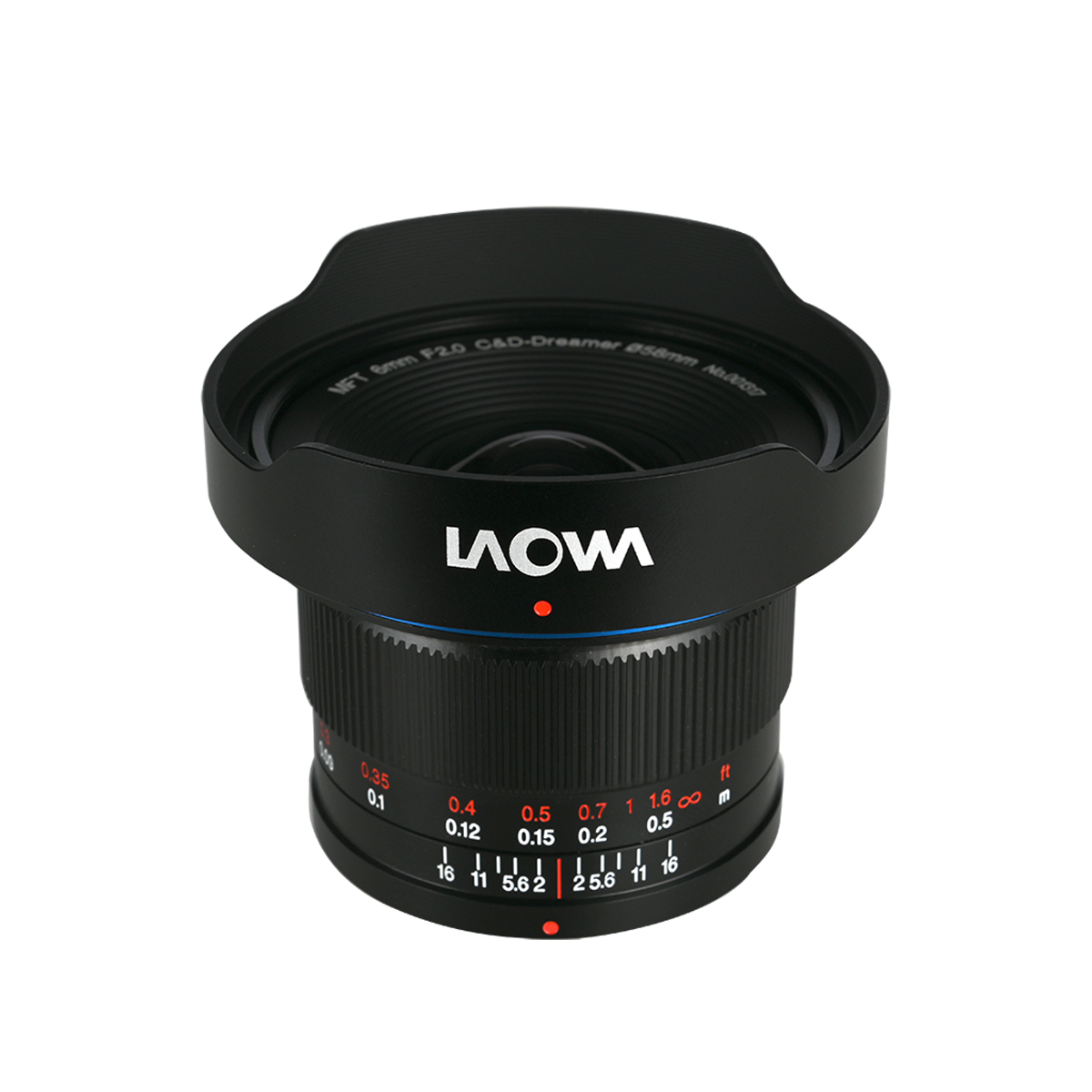 老蛙 LAOWA 6mm f/2 「零變形」M43鏡頭 廣角鏡頭