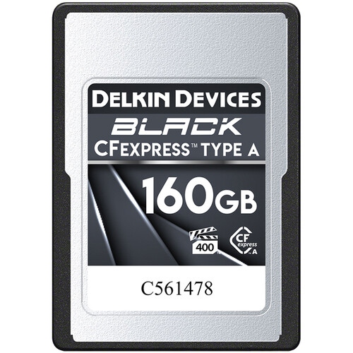 Delkin Devices BLACK CFexpress Type A 記憶卡 (160GB) 記憶卡 / 儲存裝置