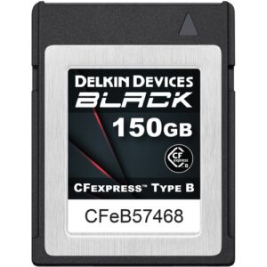 Delkin Devices BLACK CFexpress Type B 記憶卡 (150GB) CFExpress (B) 卡