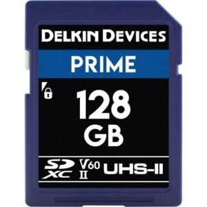 Delkin Devices Prime UHS-II SDXC V60 記憶卡 (128GB) 記憶卡 / 儲存裝置
