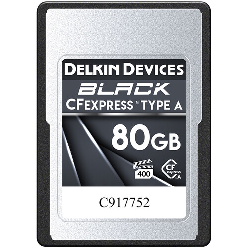 Delkin Devices BLACK CFexpress Type A 記憶卡 (80GB) CFExpress (A) 卡