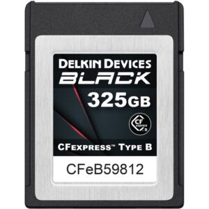 Delkin Devices BLACK CFexpress Type B 記憶卡 (325GB) CFExpress (B) 卡