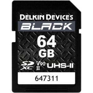 Delkin Devices BLACK UHS-II SDXC V90 記憶卡 (64GB) SD 卡