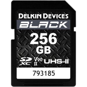 Delkin Devices BLACK UHS-II SDXC V90 記憶卡 (256GB) SD 卡