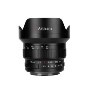 七工匠 7artisans 7.5mm f/3.5 單反魚眼鏡頭 (Canon EF 卡口) 鏡頭