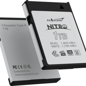 Exascend Nitro 系列 Cfexpress Type B 記憶卡(1TB) 記憶卡 / 儲存裝置