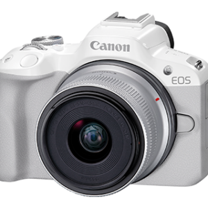 佳能 Canon EOS R50連RF-S18-45mm f/4.5-6.3 IS STM鏡頭套裝 (白色) 可換鏡頭式數碼相機