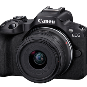 [預訂] 佳能 Canon EOS R50連RF-S18-45mm f/4.5-6.3 IS STM鏡頭套裝 (黑色) 可換鏡頭式數碼相機