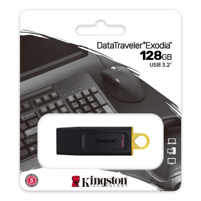 Kingston DataTraveler Exodia USB 隨身碟 (128GB) USB手指