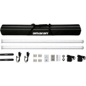Aputure【Amaran PT4c 2 light kit】像素彩⾊光管雙燈套裝(4呎) 閃光燈 / 補光燈