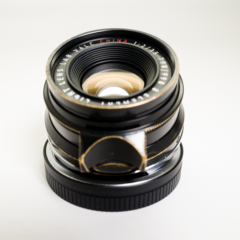Light Lens Lab 周八枚 復刻八枚玉 35mm f/2 (Leica M卡口 / 黑漆露銅) 鏡頭